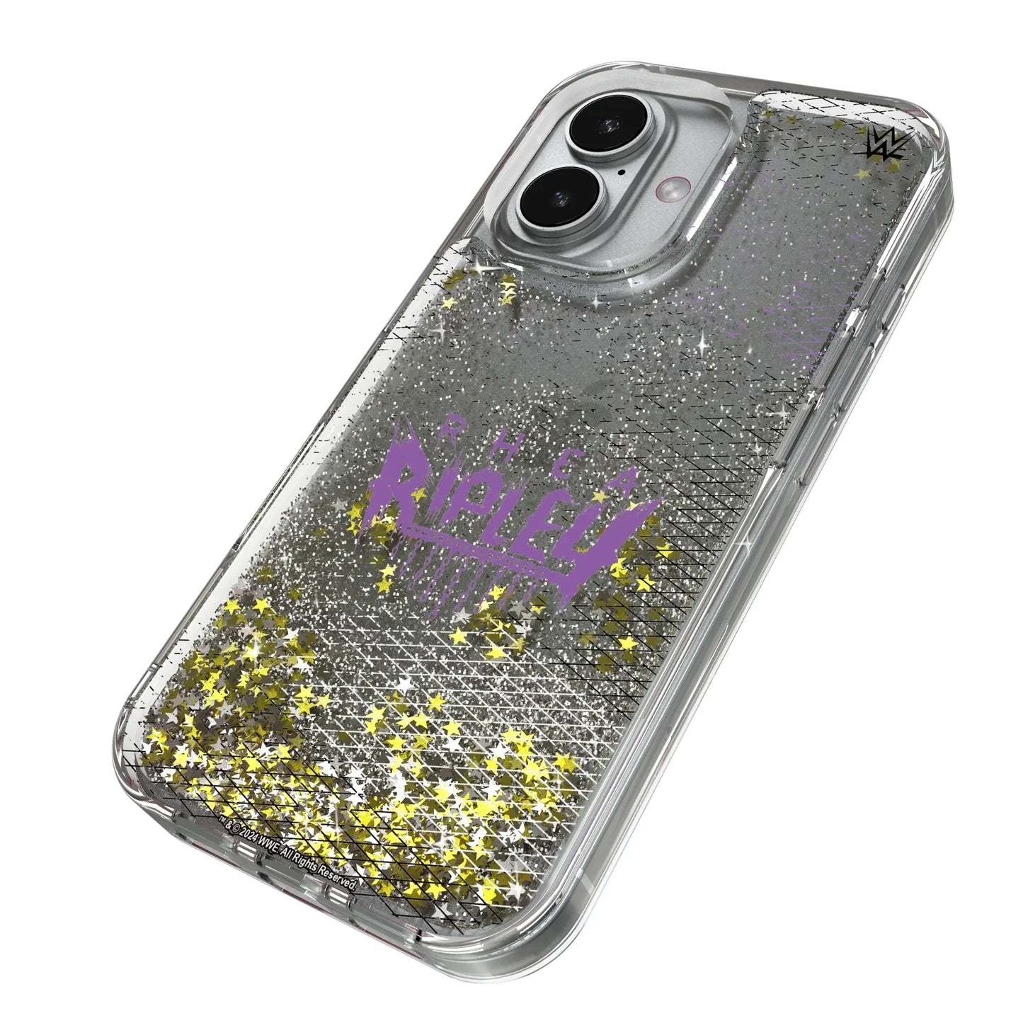 Rhea Ripley Steel Glitter Phone Case for Apple iPhone