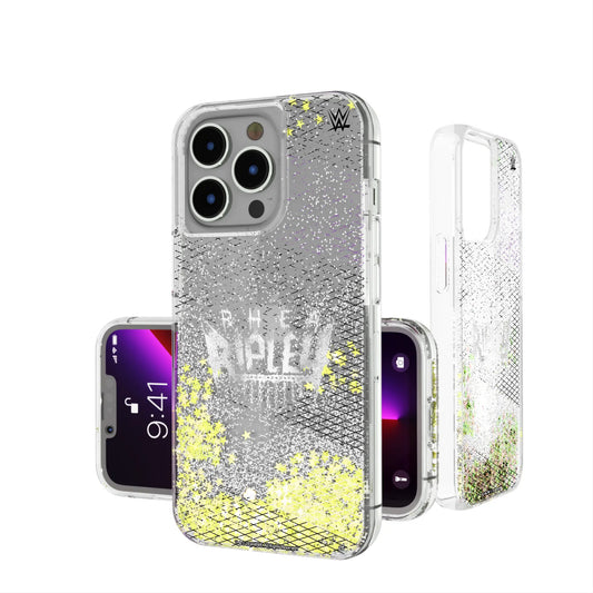 Rhea Ripley Steel Glitter Phone Case for Apple iPhone
