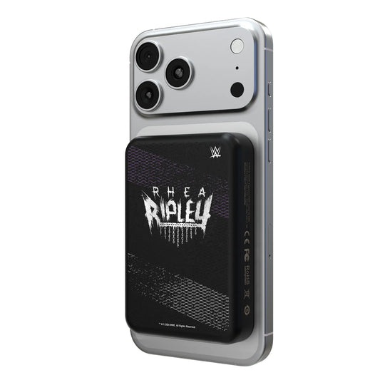 Rhea Ripley Steel Wireless Mag Power Bank