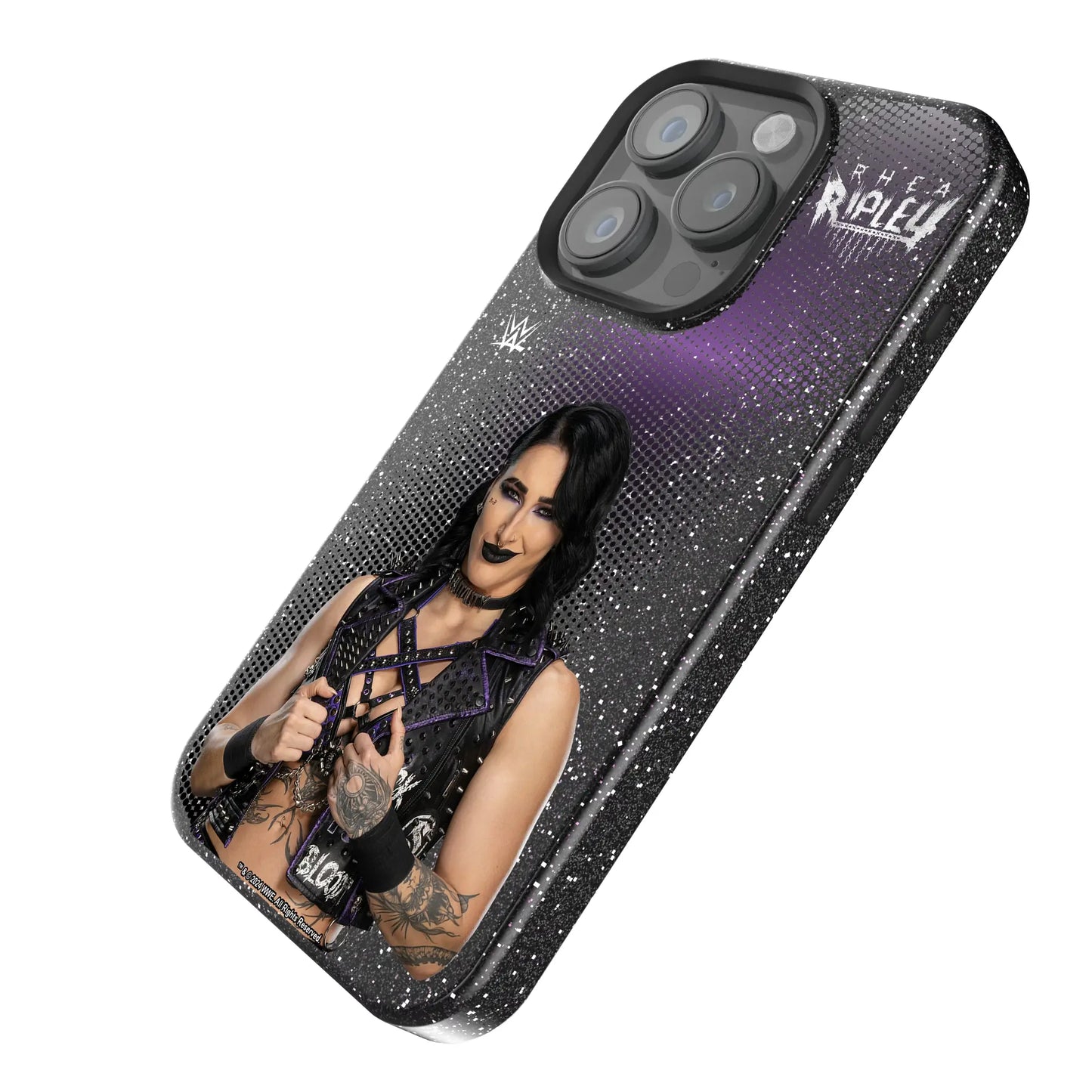 Rhea Ripley Superstar Black Bling Phone Case for Apple iPhone