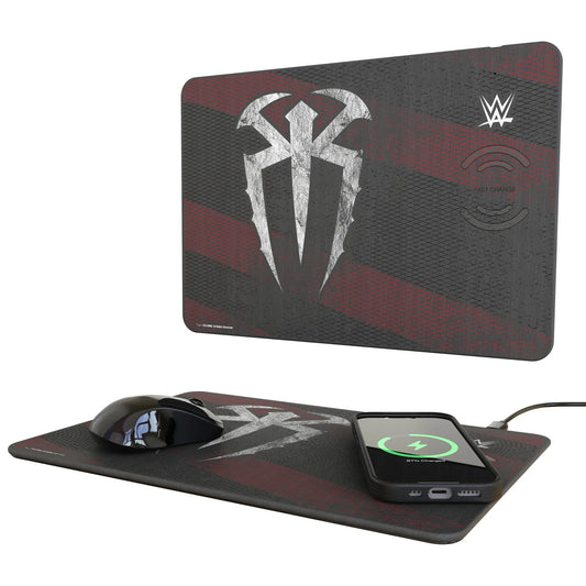Roman Reigns Steel 15-Watt Wireless Charger and Mouse Pad