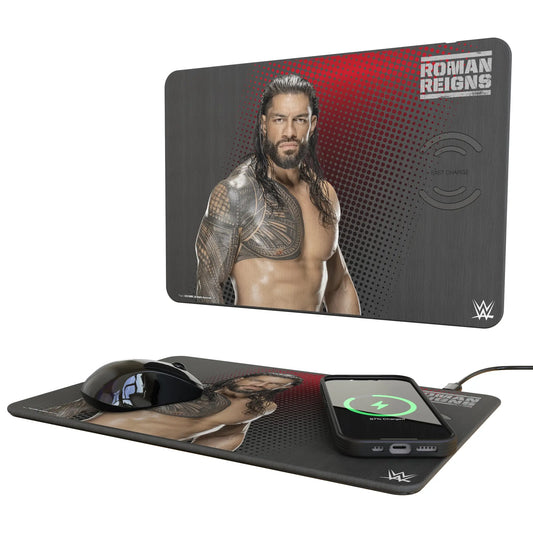 Roman Reigns Superstar 15-Watt Wireless Charger and Mouse Pad