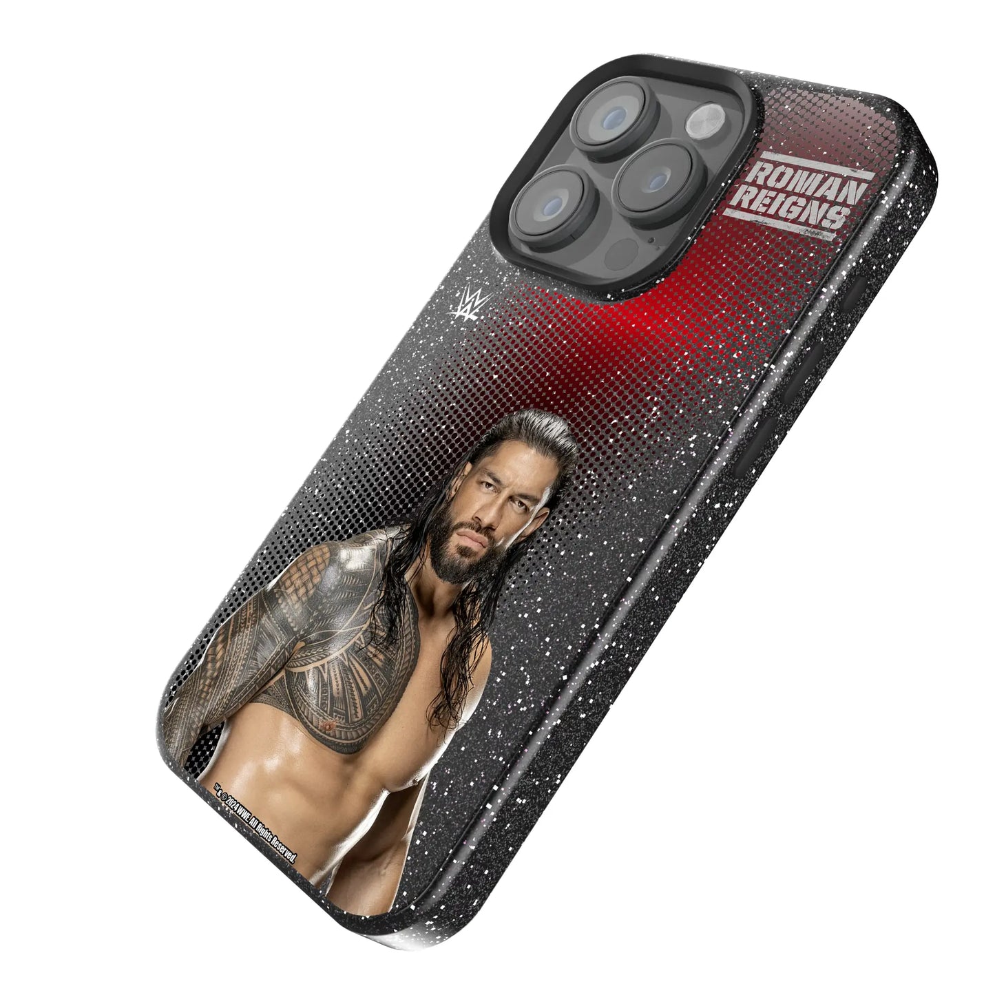 Roman Reigns Superstar Black Bling Phone Case for Apple iPhone