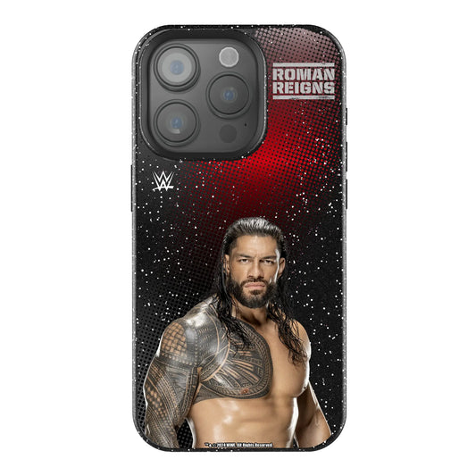 Roman Reigns Superstar Black Bling Phone Case for Apple iPhone