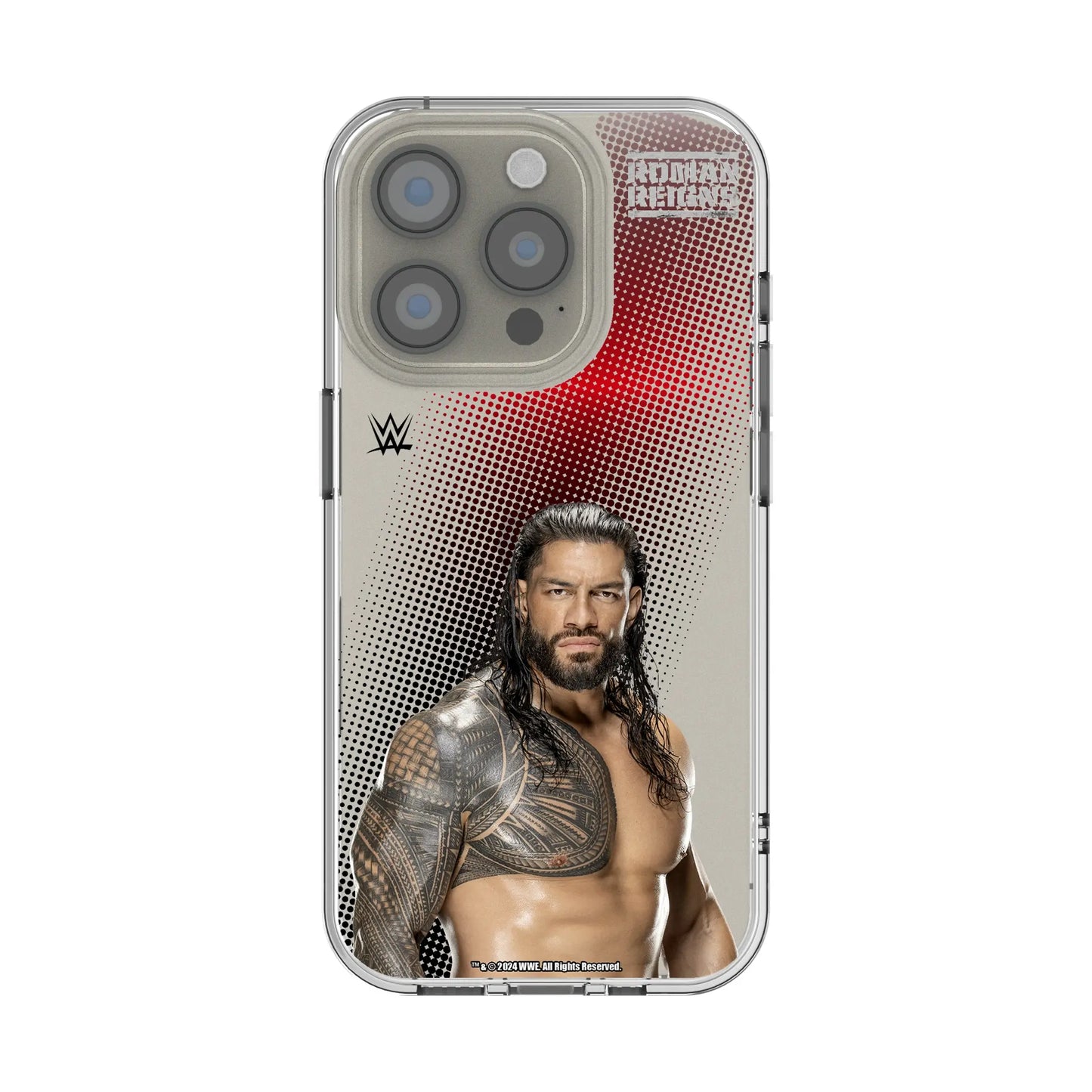 Roman Reigns Superstar Clear Phone Case for Apple iPhone