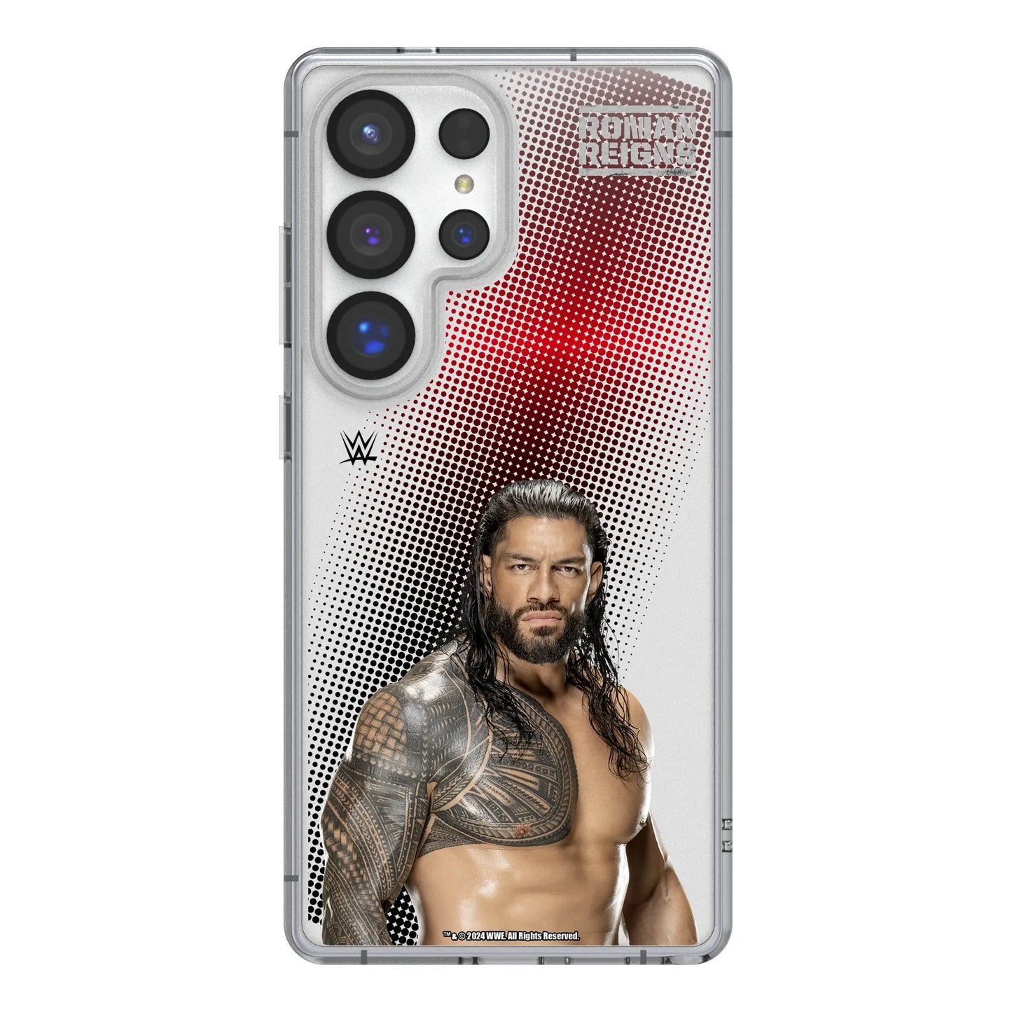 Roman Reigns Superstar Clear Phone Case for Samsung Galaxy