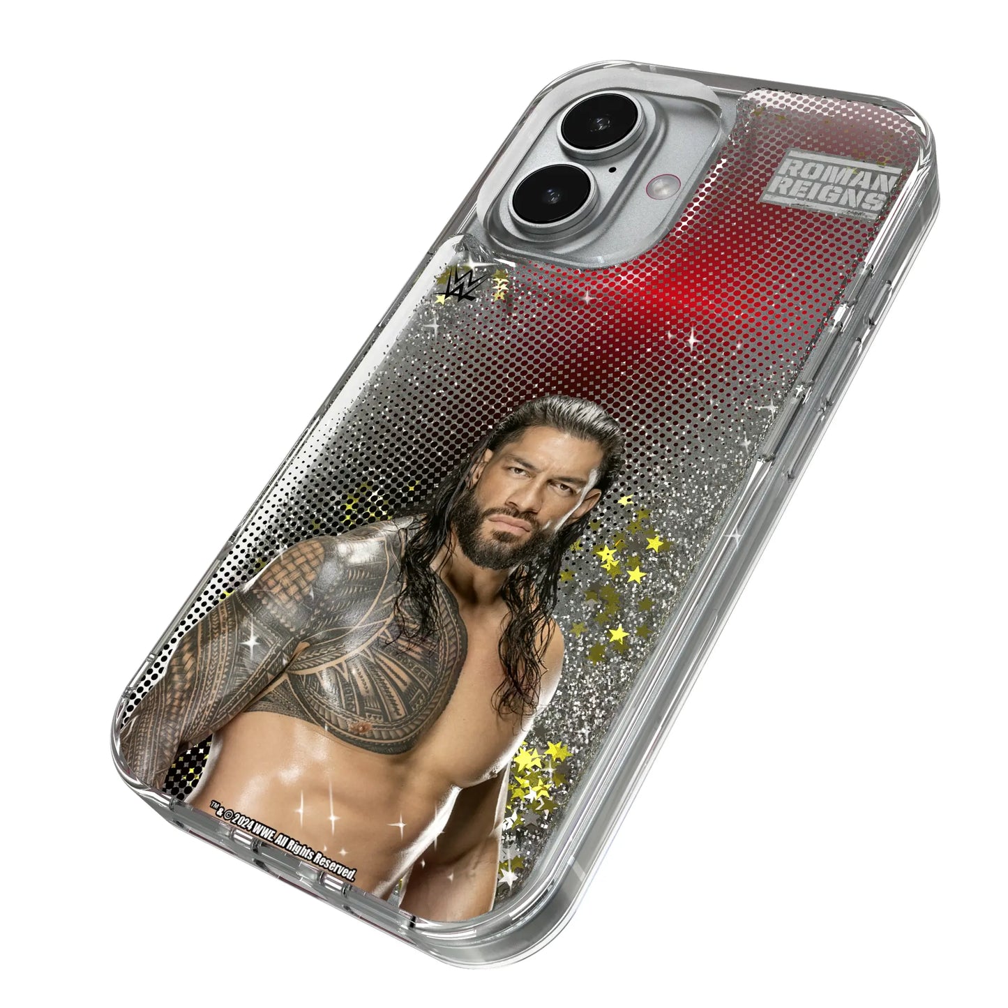 Roman Reigns Superstar Glitter Phone Case for Apple iPhone