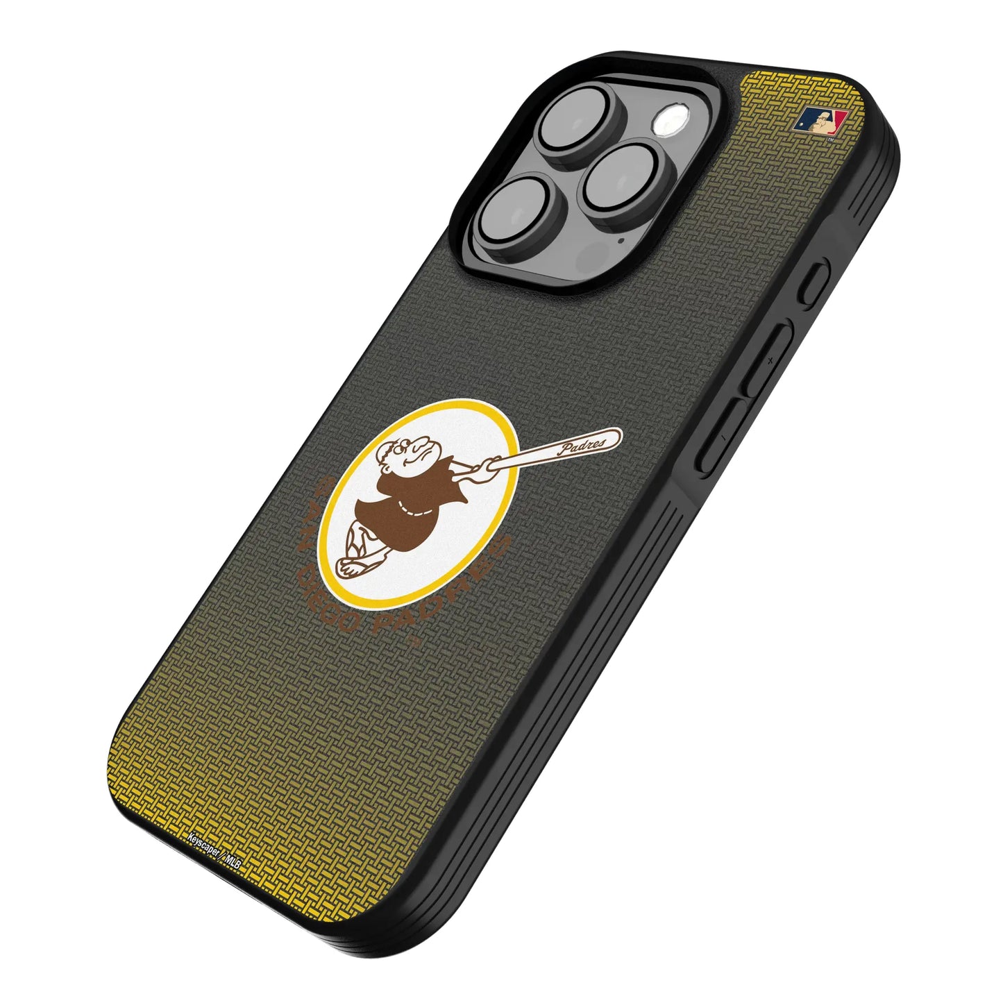 San Diego Padres 1969-1984 - Cooperstown Collection Linen Bump Phone Case for Apple iPhone