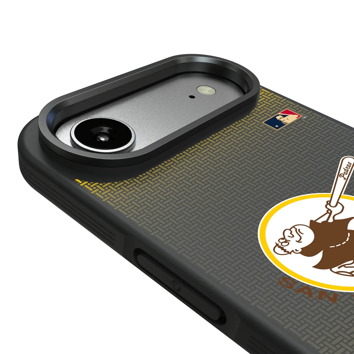 San Diego Padres 1969-1984 - Cooperstown Collection Linen Bump Phone Case for Apple iPhone