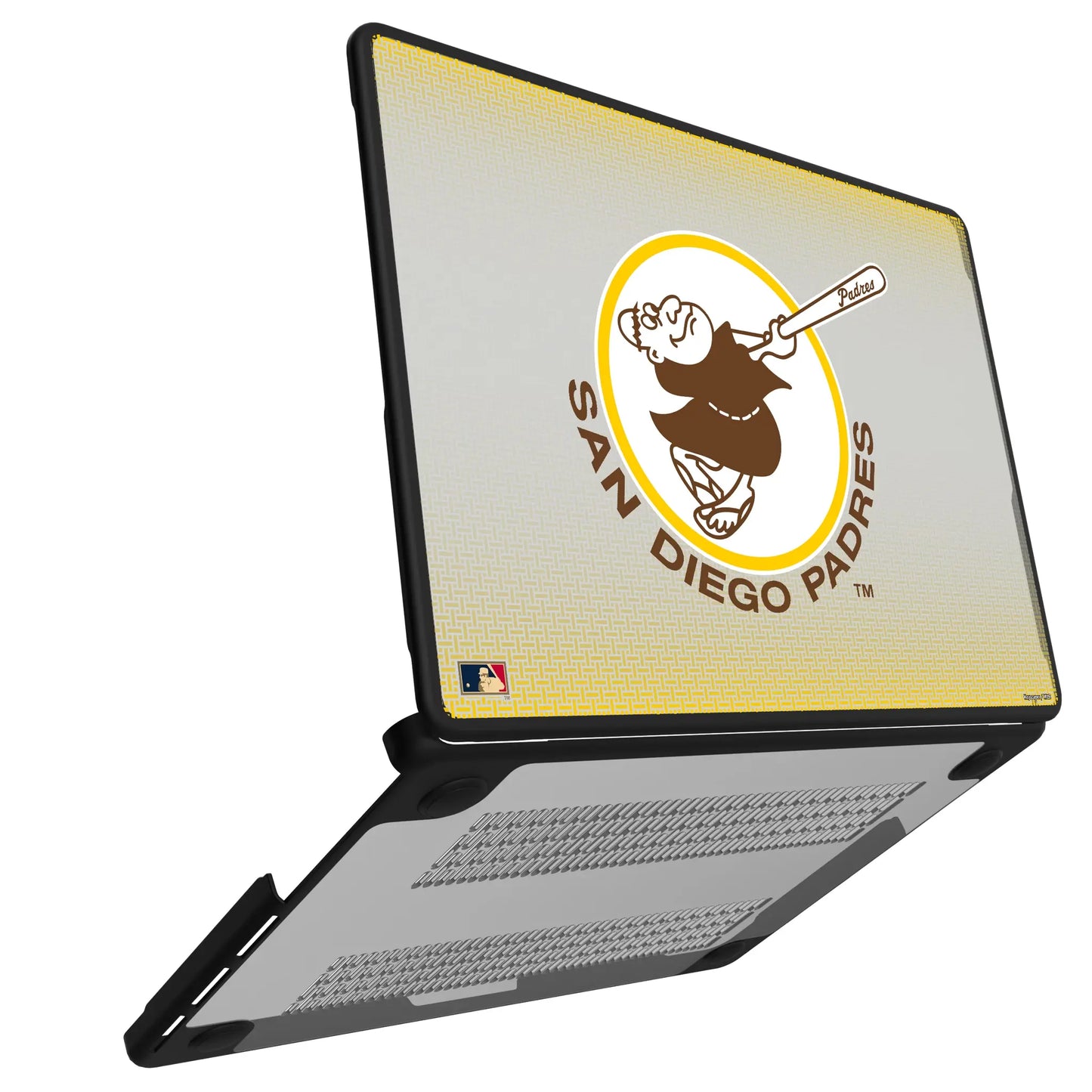 San Diego Padres 1969-1984 - Cooperstown Collection Linen Laptop Case for Apple MacBook