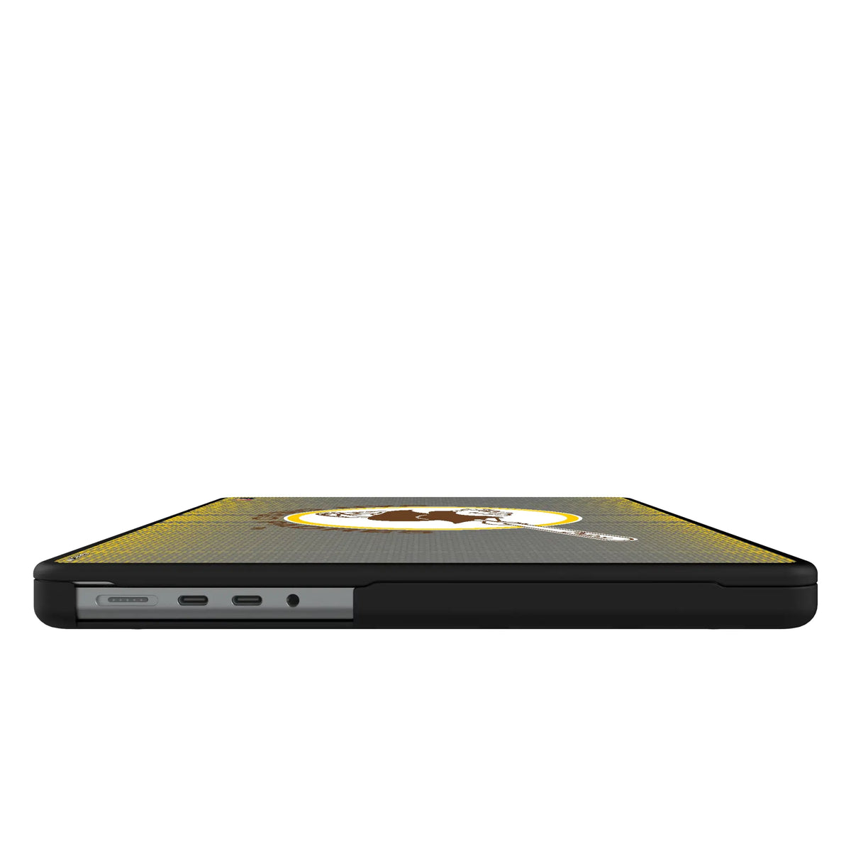 San Diego Padres 1969-1984 - Cooperstown Collection Linen Laptop Case for Apple MacBook