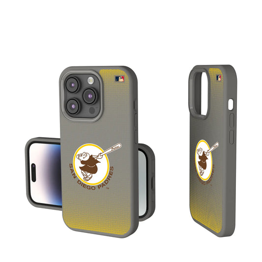 San Diego Padres 1969-1984 - Cooperstown Collection Linen Soft Touch Phone Case for Apple iPhone