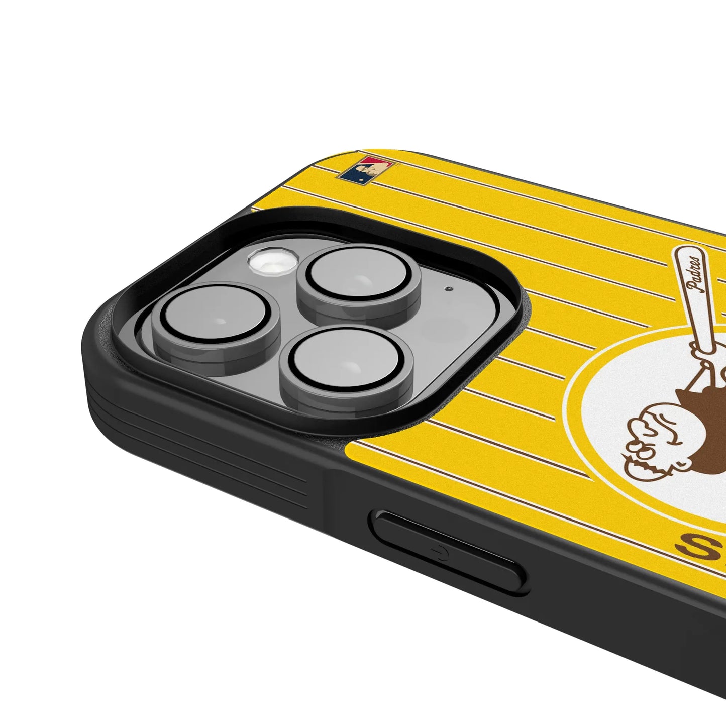 San Diego Padres 1969-1984 - Cooperstown Collection Pinstripe Bump Phone Case for Apple iPhone