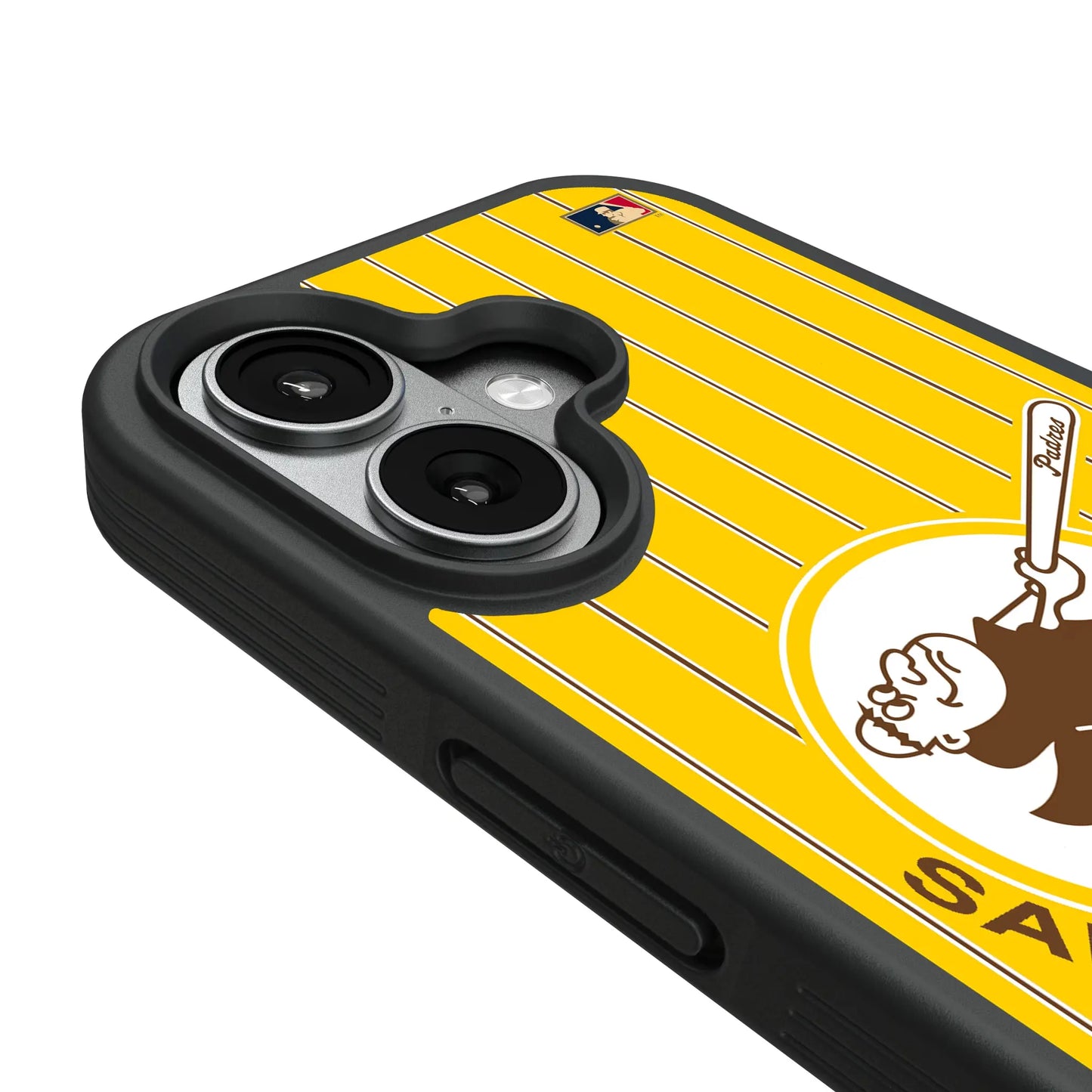 San Diego Padres 1969-1984 - Cooperstown Collection Pinstripe Bump Phone Case for Apple iPhone