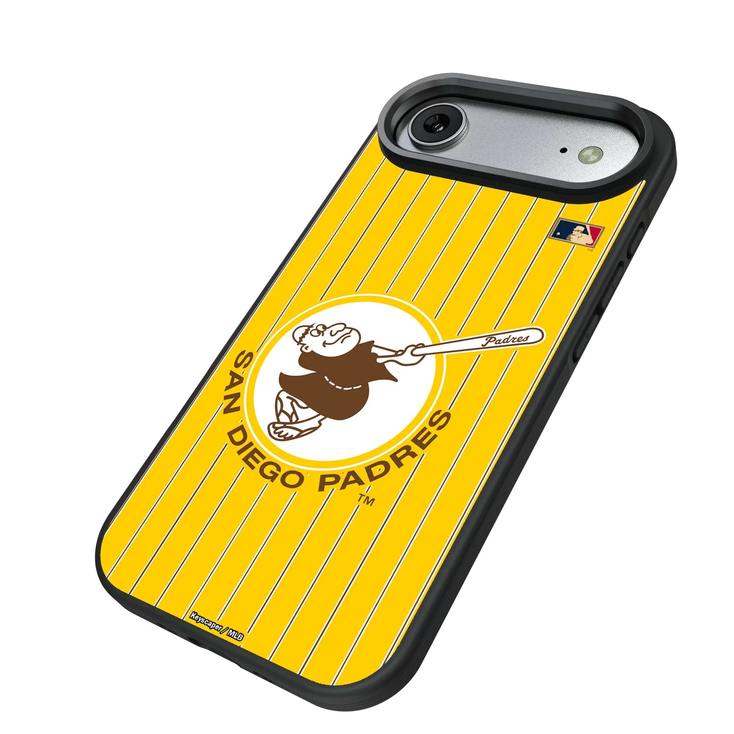 San Diego Padres 1969-1984 - Cooperstown Collection Pinstripe Bump Phone Case for Apple iPhone