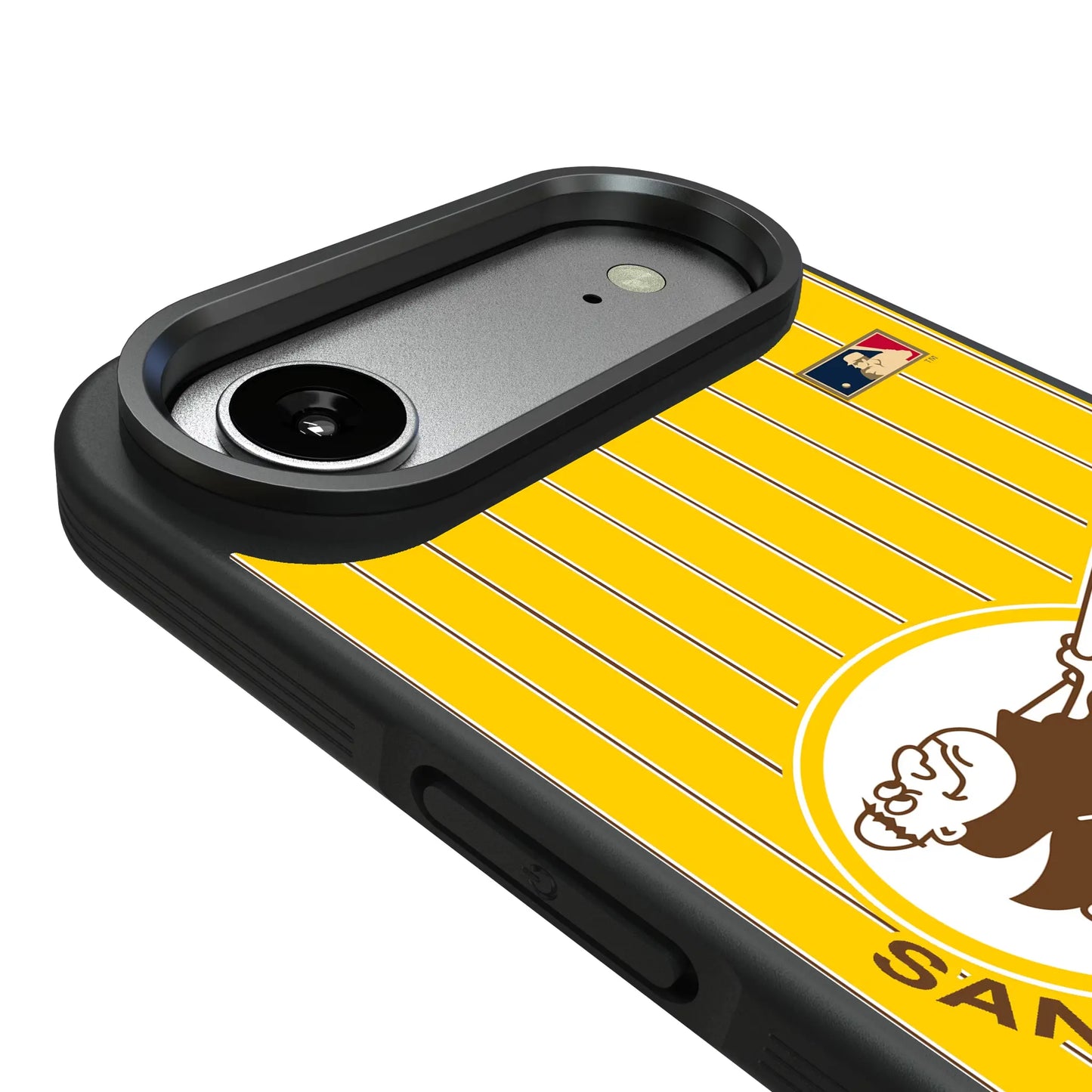 San Diego Padres 1969-1984 - Cooperstown Collection Pinstripe Bump Phone Case for Apple iPhone