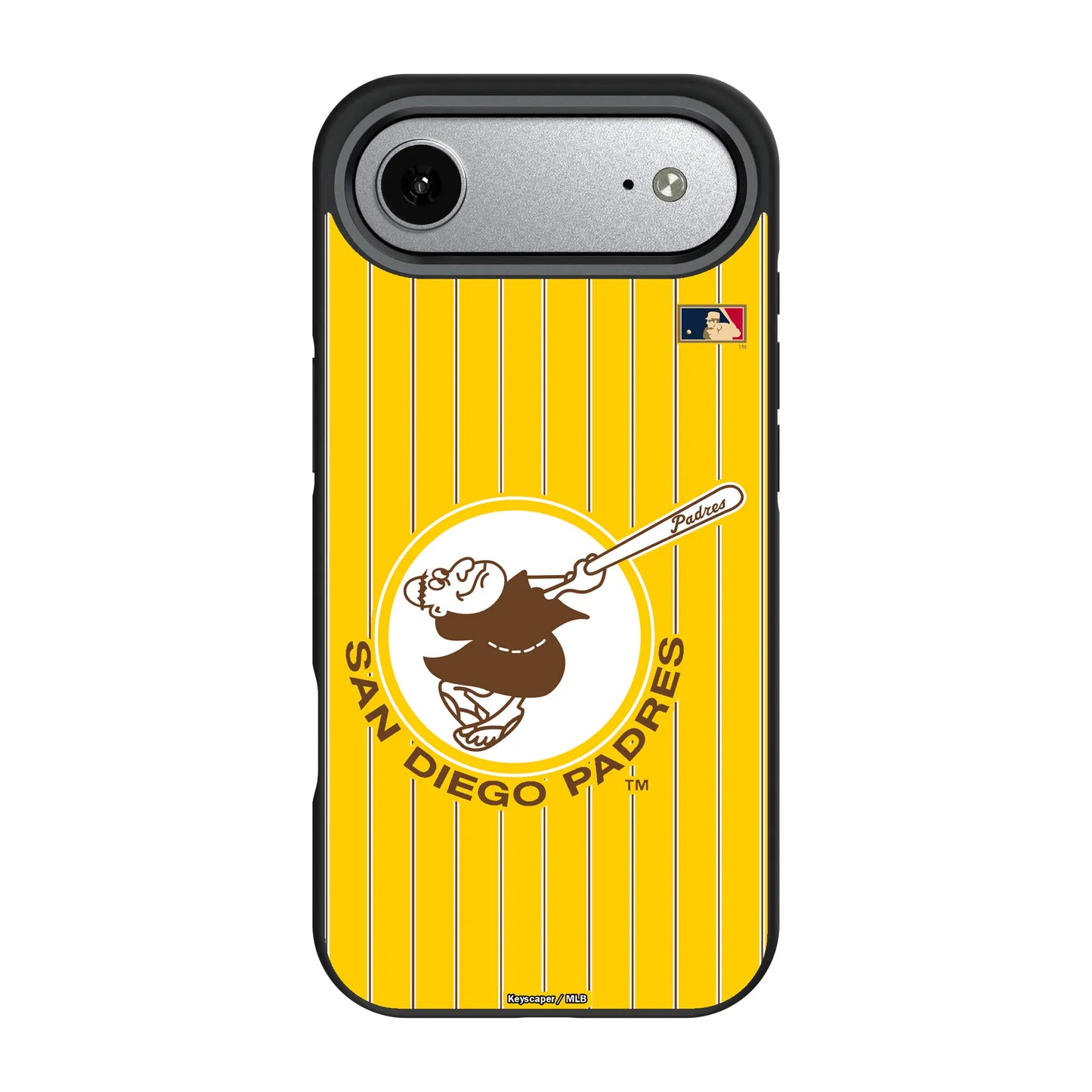 San Diego Padres 1969-1984 - Cooperstown Collection Pinstripe Bump Phone Case for Apple iPhone