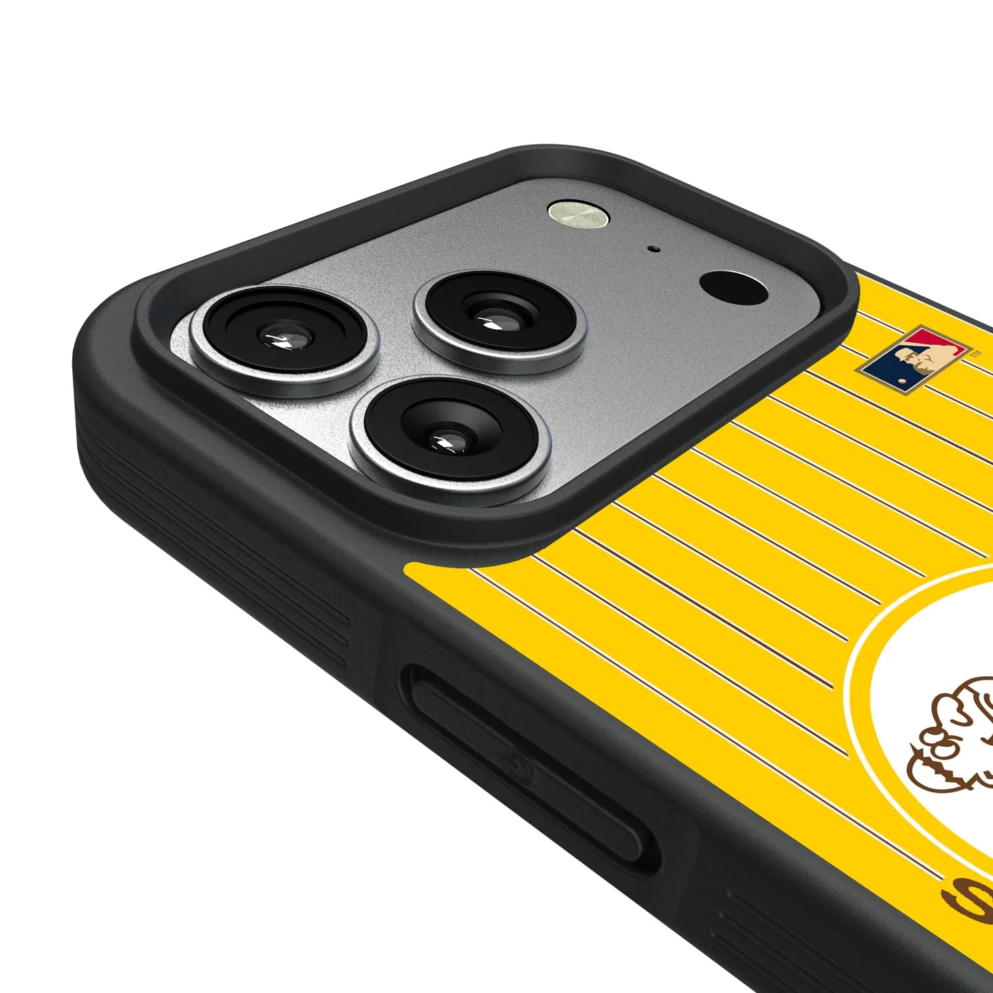 San Diego Padres 1969-1984 - Cooperstown Collection Pinstripe Bump Phone Case for Apple iPhone