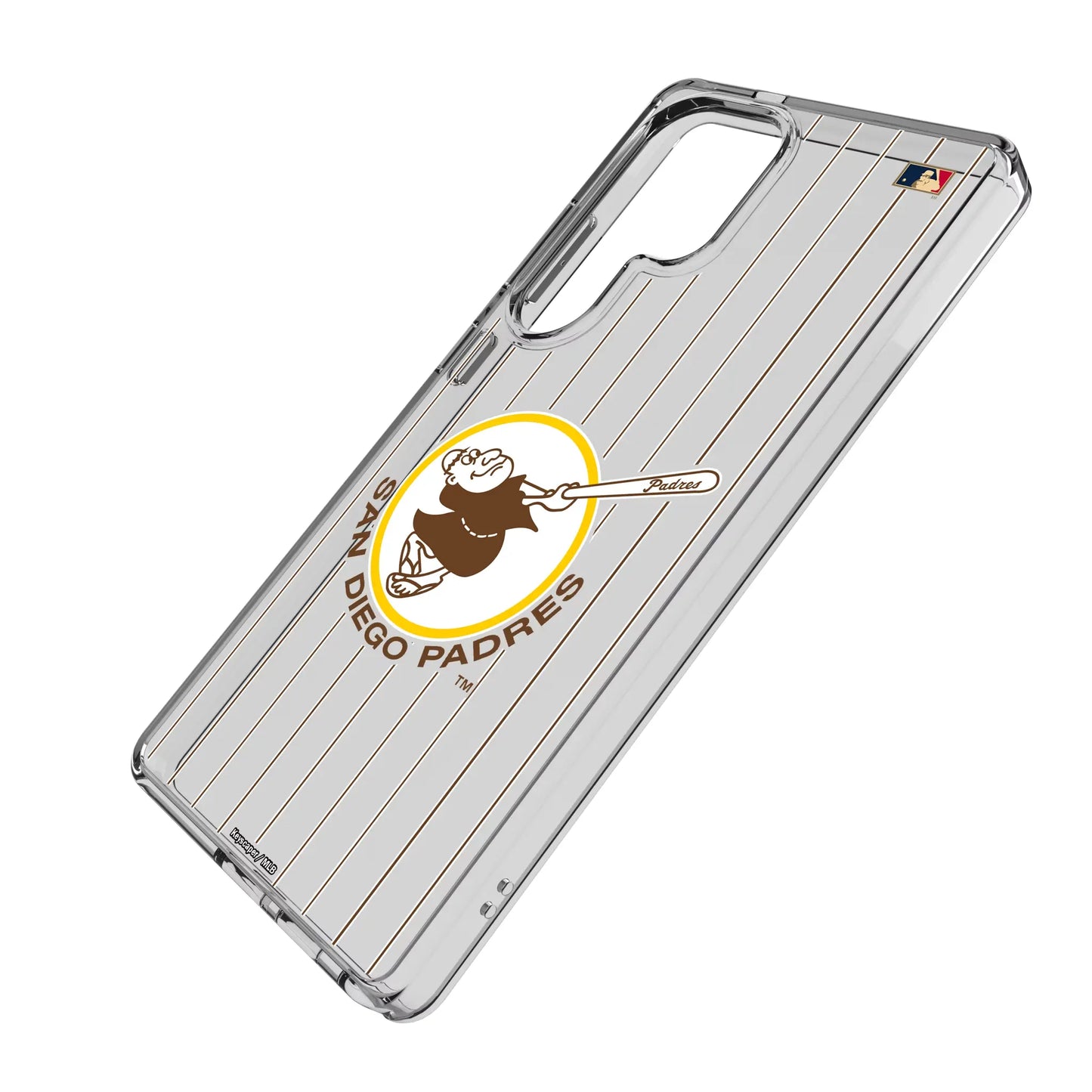 San Diego Padres 1969-1984 - Cooperstown Collection Pinstripe Clear Phone Case for Samsung Galaxy