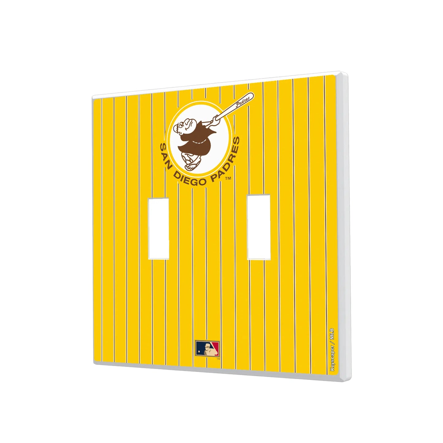 San Diego Padres 1969-1984 - Cooperstown Collection Pinstripe Hidden-Screw Light Switch Plate