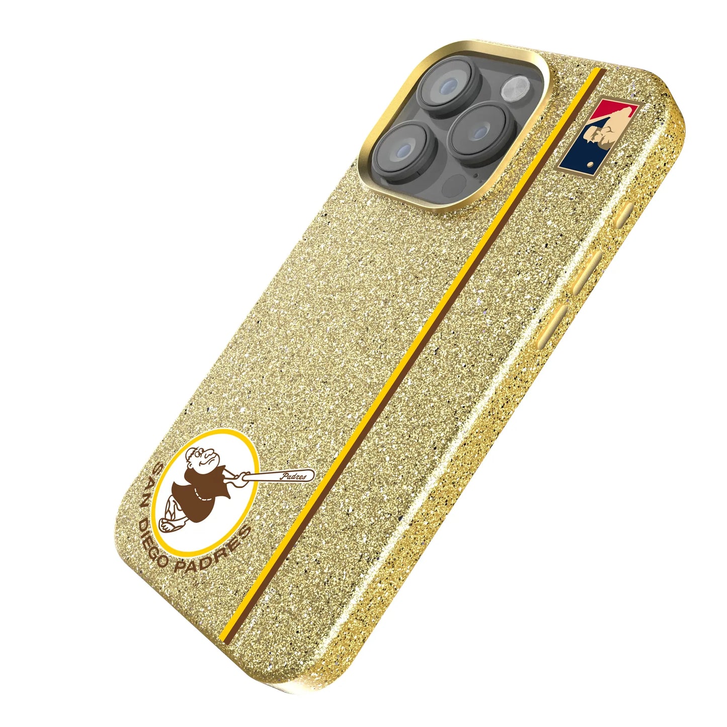San Diego Padres 1969-1984 - Cooperstown Collection Sidebar Bling Phone Case for Apple iPhone