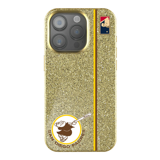 San Diego Padres 1969-1984 - Cooperstown Collection Sidebar Bling Phone Case for Apple iPhone