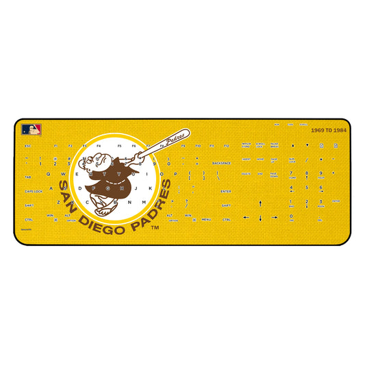 San Diego Padres 1969-1984 - Cooperstown Collection Solid Wireless USB Keyboard