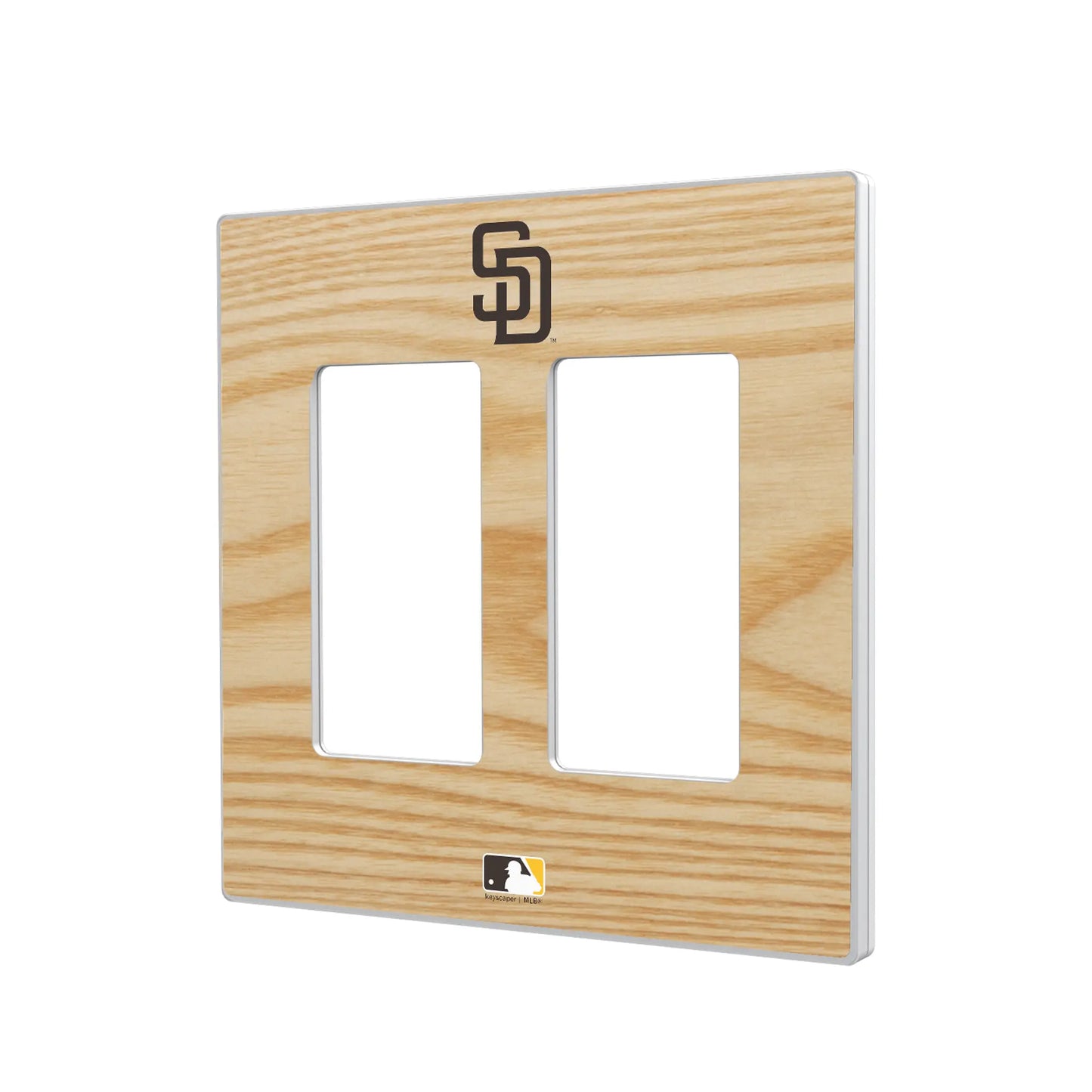 San Diego Padres Baseball Bat Hidden-Screw Light Switch Plate
