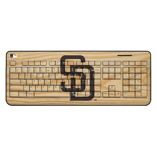 San Diego Padres Baseball Bat Wireless USB Keyboard