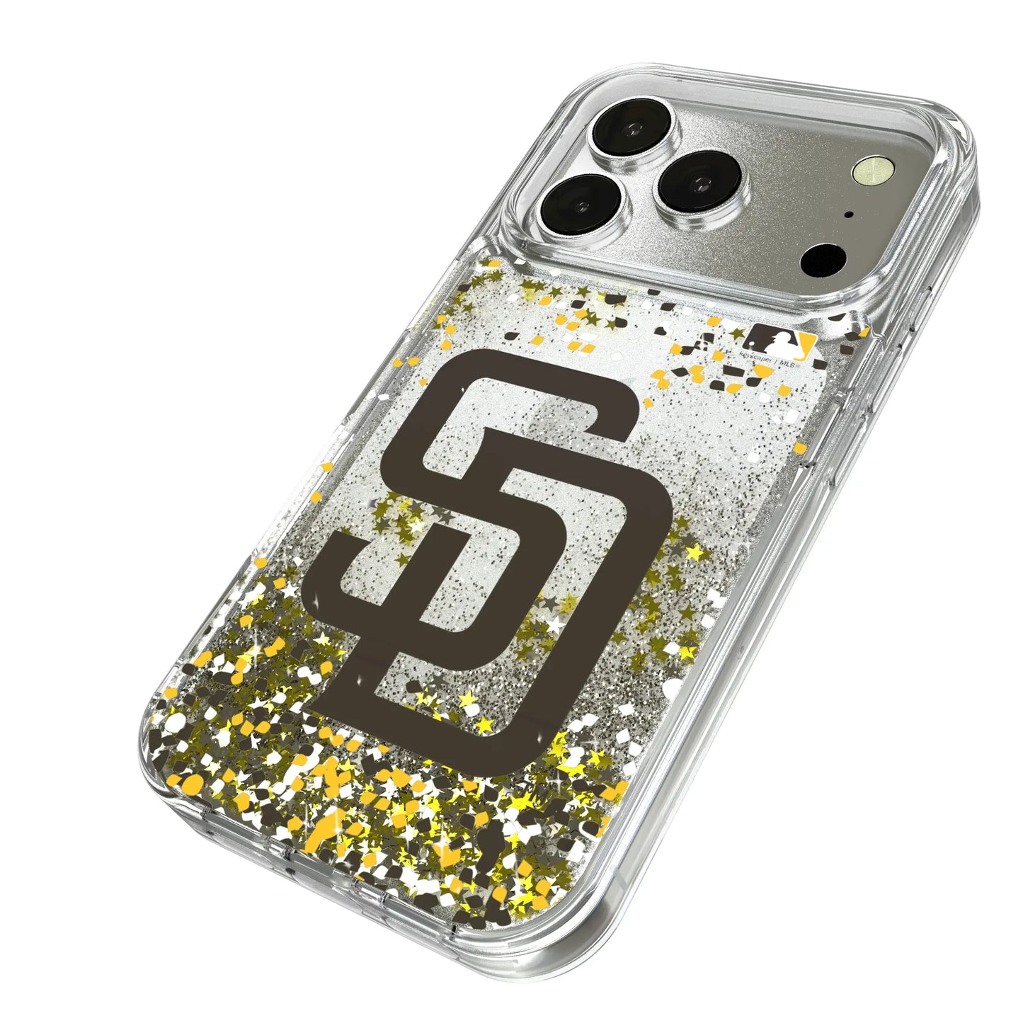 San Diego Padres Confetti Glitter Phone Case for Apple iPhone
