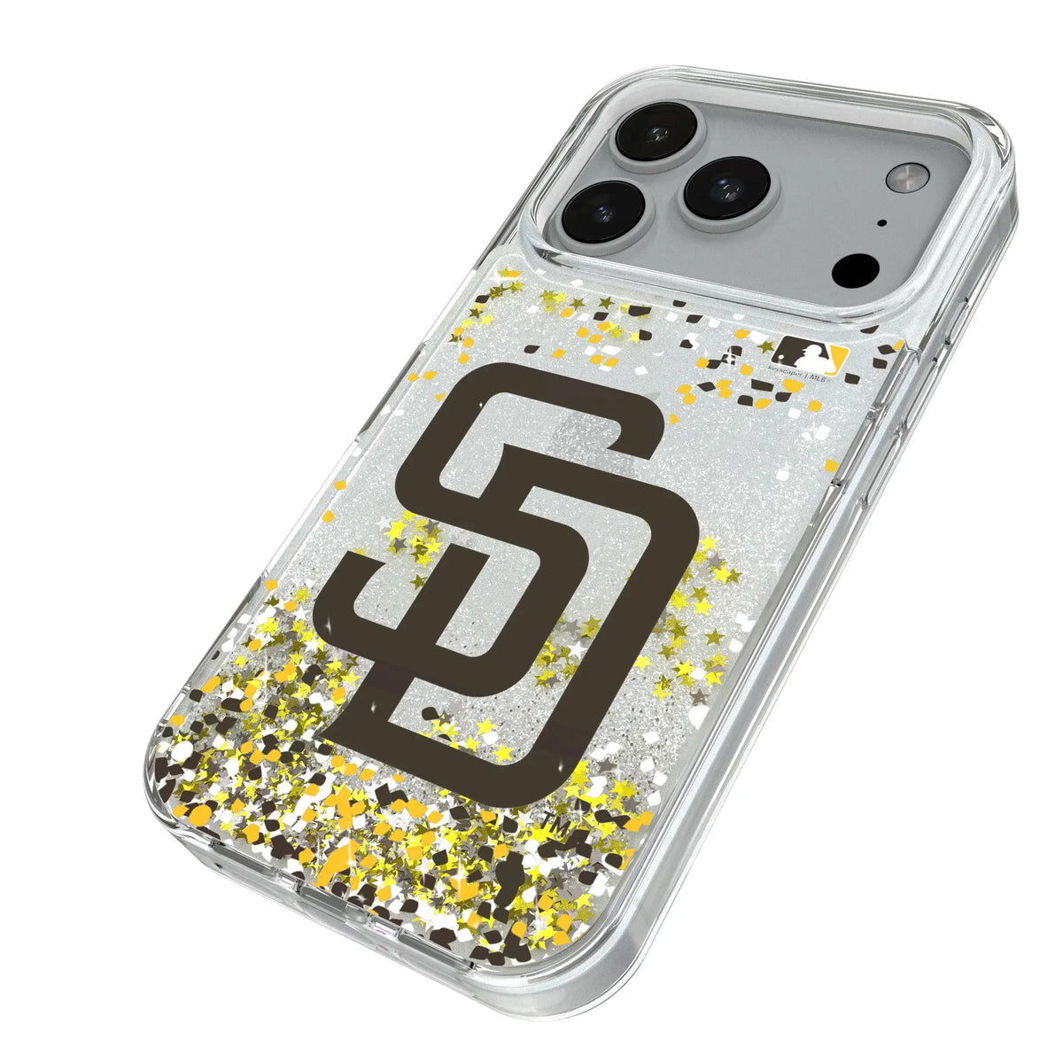 San Diego Padres Confetti Glitter Phone Case for Apple iPhone