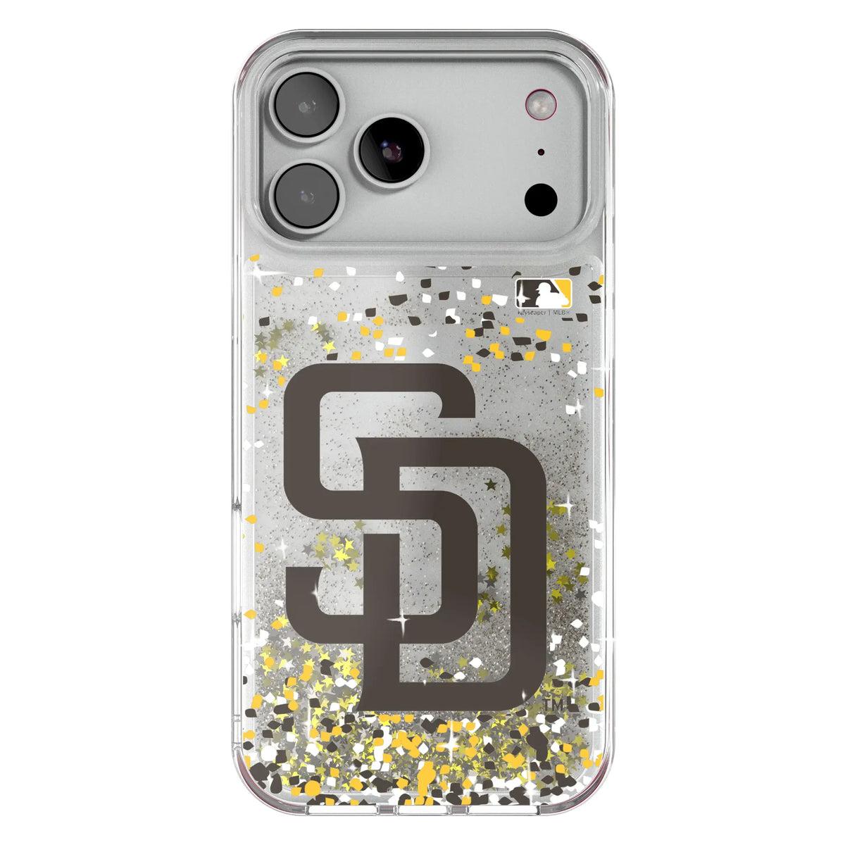San Diego Padres Confetti Glitter Phone Case for Apple iPhone