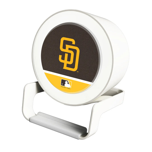 San Diego Padres Endzone Solid Night Light Charger and Bluetooth Speaker