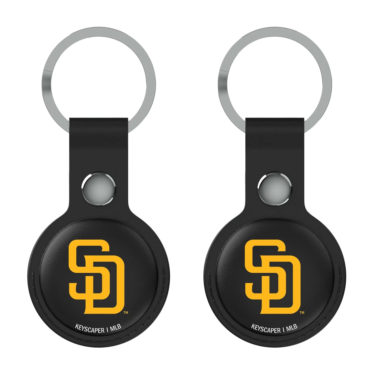 San Diego Padres Insignia Black Airtag Holder 2-Pack