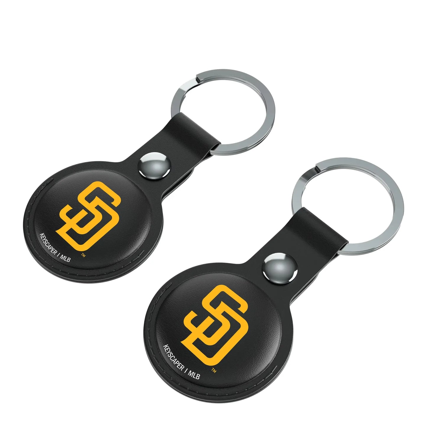 San Diego Padres Insignia Black Airtag Holder 2-Pack