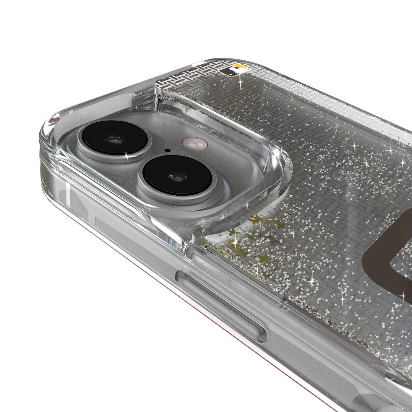 San Diego Padres Linen Glitter Phone Case for Apple iPhone