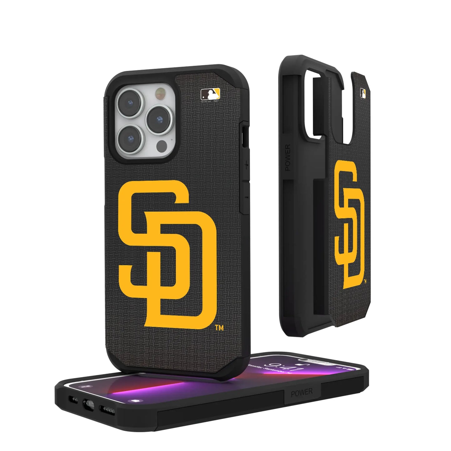 San Diego Padres Linen Rugged Phone Case for Apple iPhone