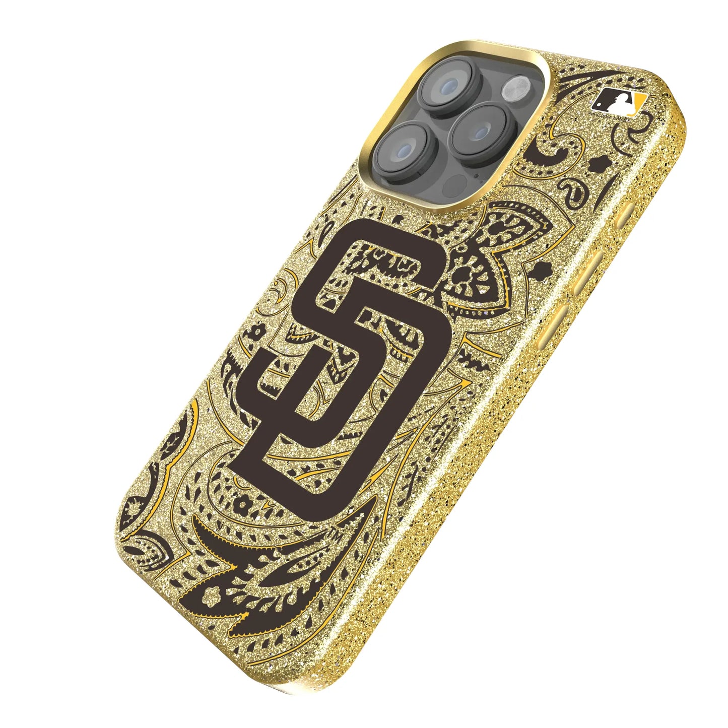 San Diego Padres Paisley Bling Phone Case for Apple iPhone