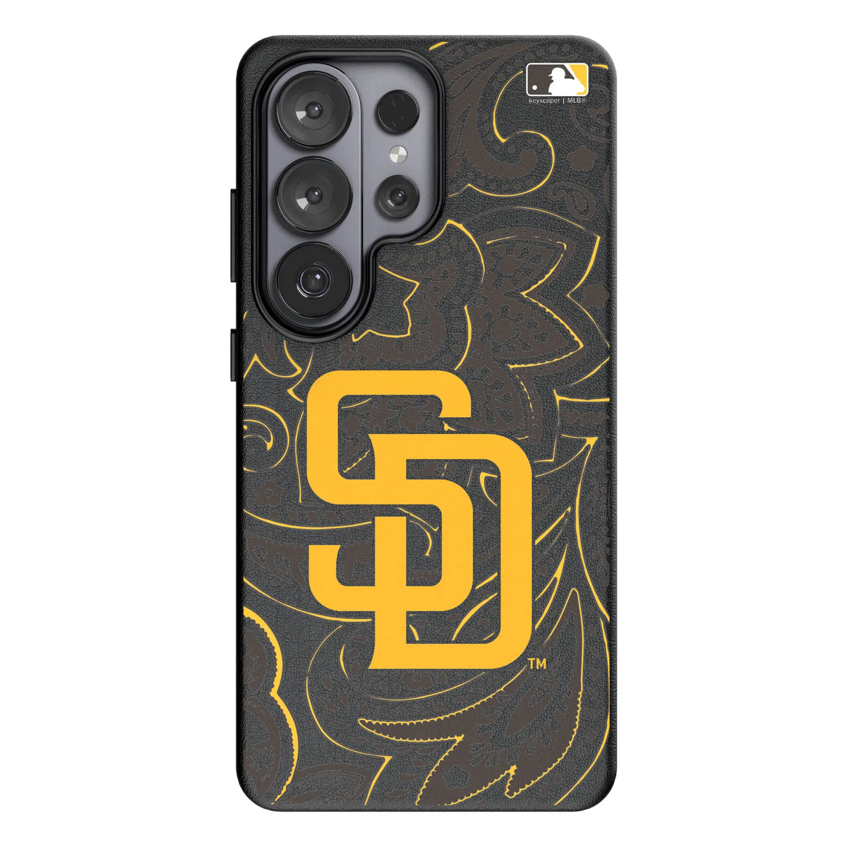 San Diego Padres Paisley MagSafe Compatible Phone Case for Samsung Galaxy