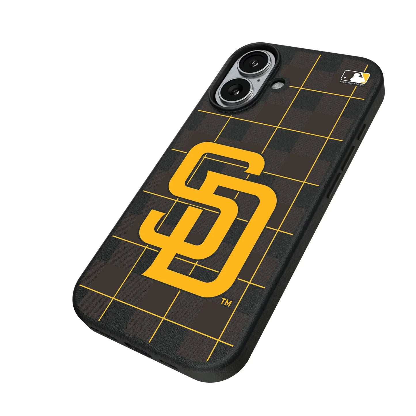 San Diego Padres Plaid MagSafe Compatible Phone Case for Apple iPhone