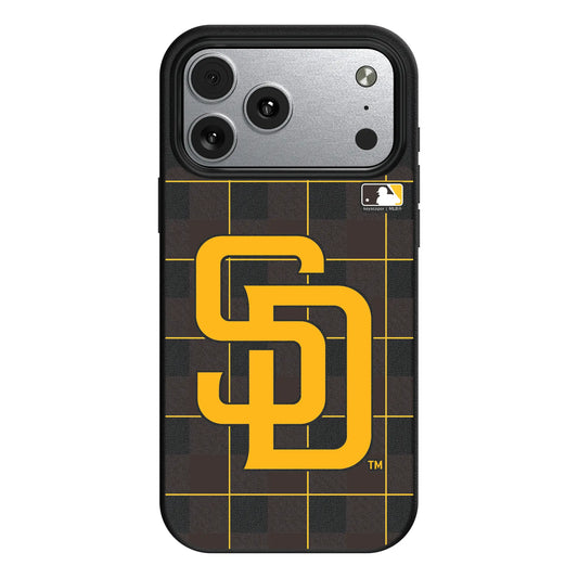 San Diego Padres Plaid MagSafe Compatible Phone Case for Apple iPhone
