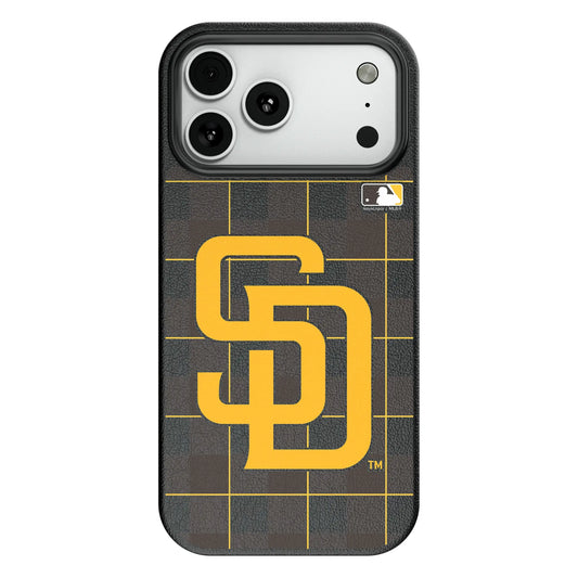 San Diego Padres Plaid MagSafe Compatible Phone Case for Apple iPhone