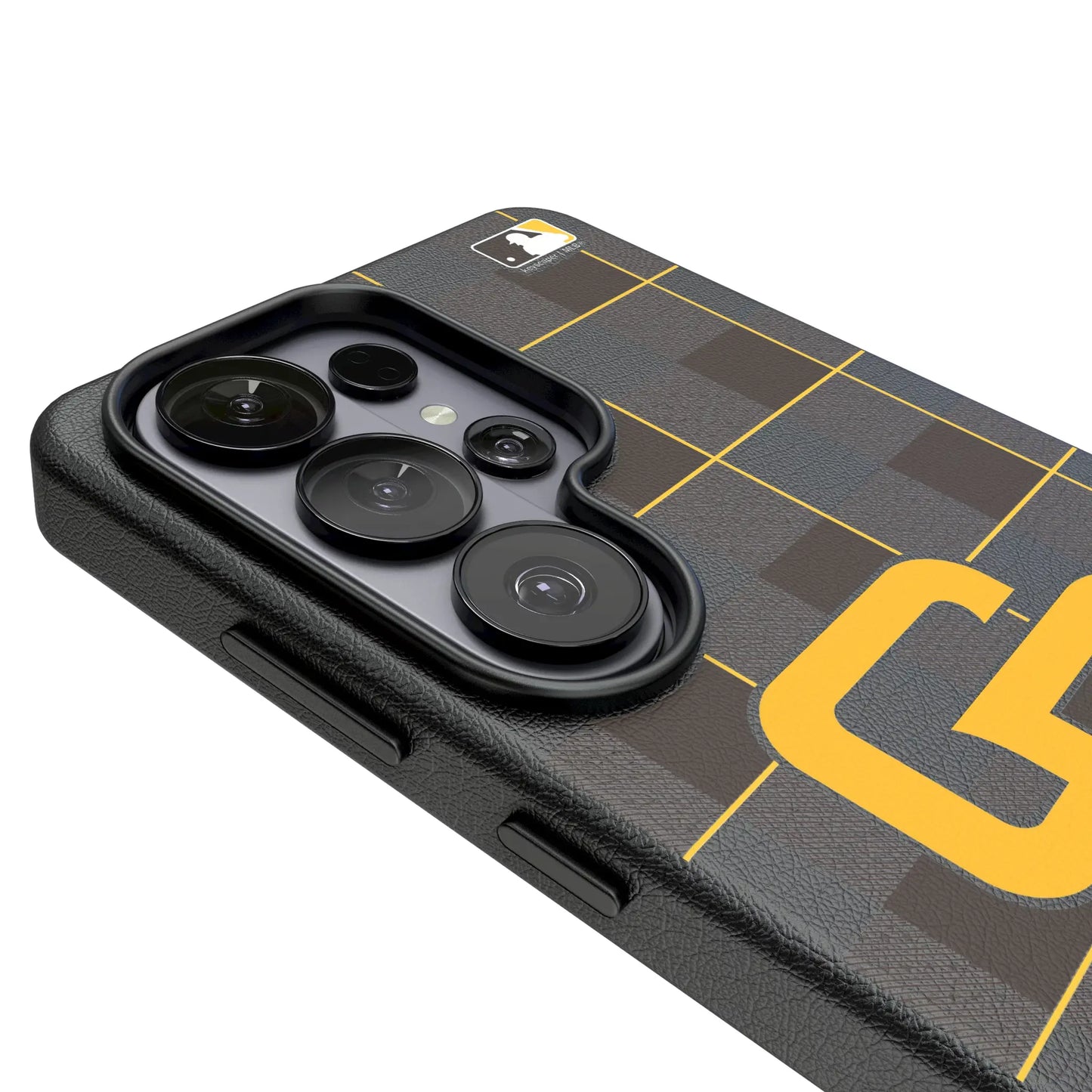 San Diego Padres Plaid MagSafe Compatible Phone Case for Samsung Galaxy