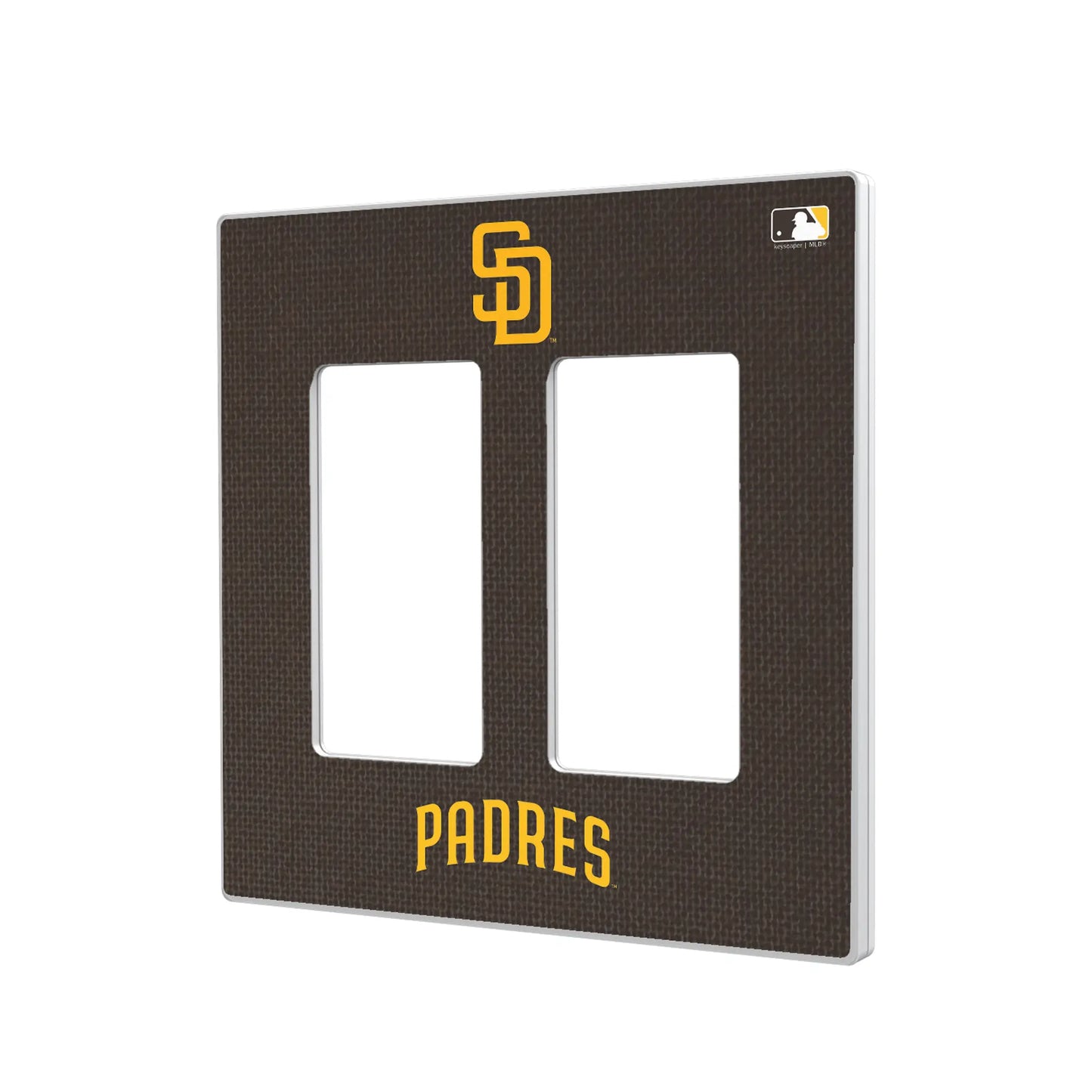 San Diego Padres Solid Hidden-Screw Light Switch Plate
