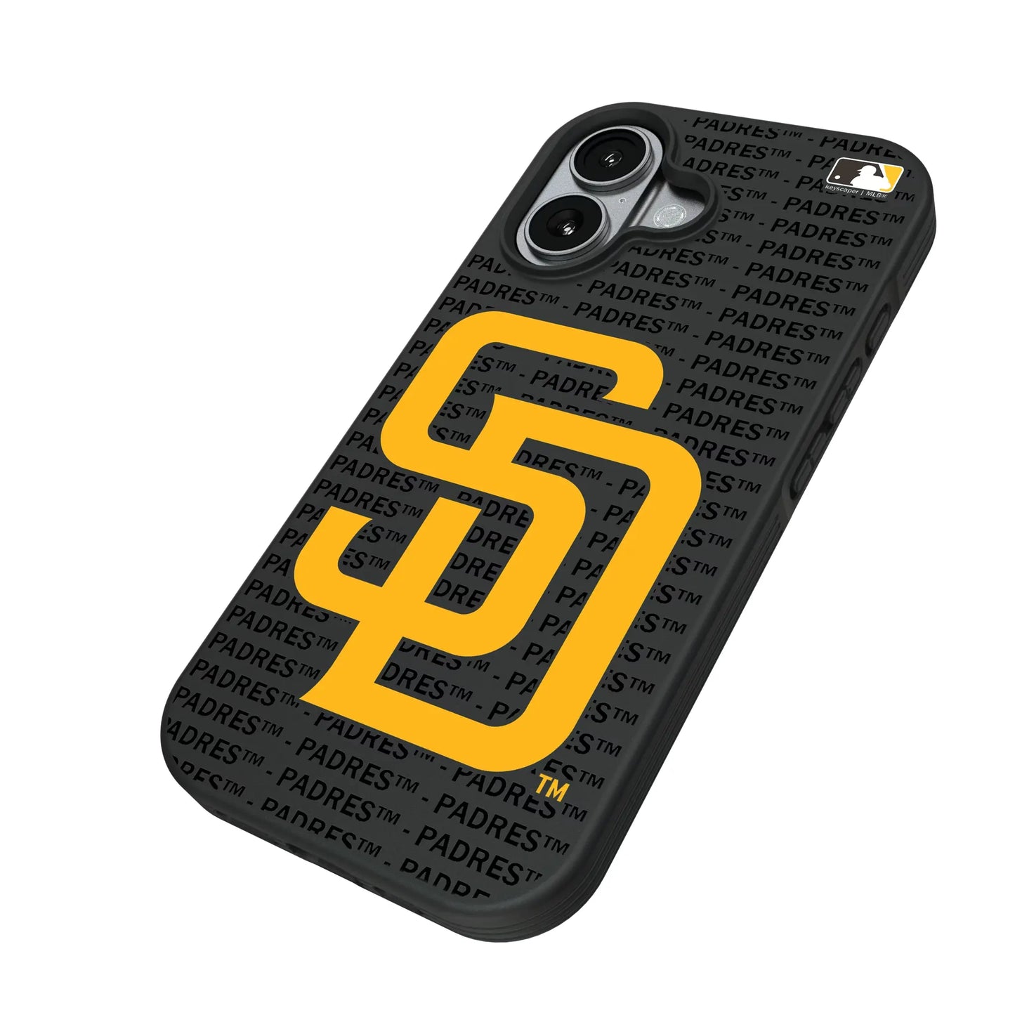 San Diego Padres Text Backdrop Bump Phone Case for Apple iPhone