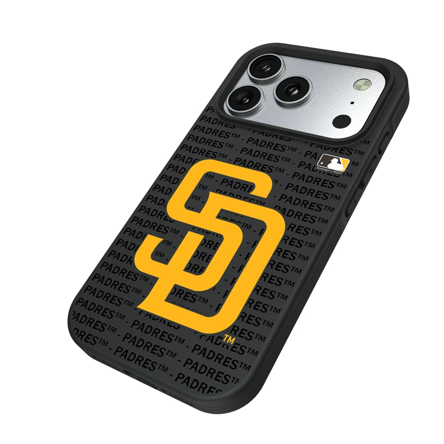 San Diego Padres Text Backdrop Bump Phone Case for Apple iPhone