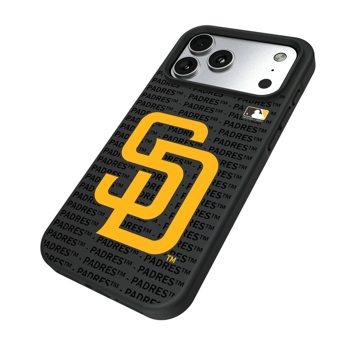 San Diego Padres Text Backdrop Bump Phone Case for Apple iPhone