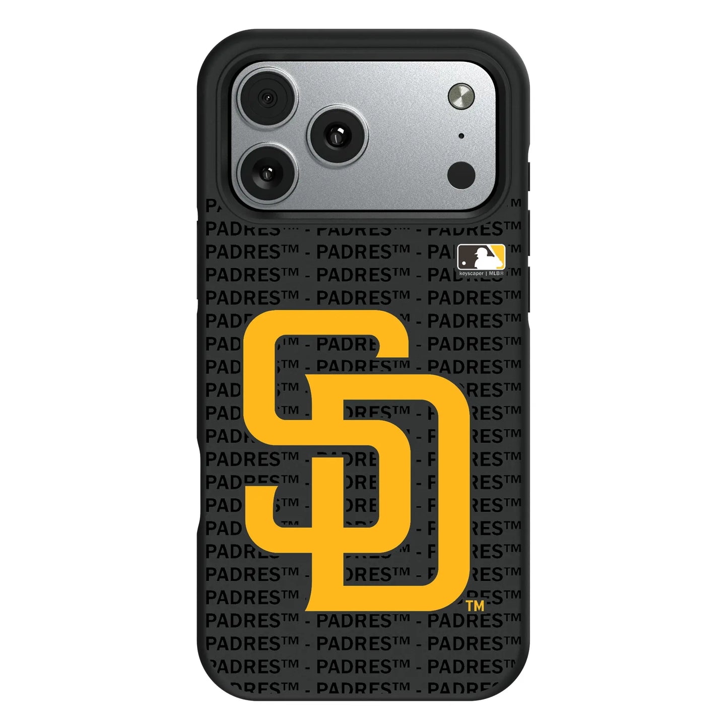 San Diego Padres Text Backdrop Bump Phone Case for Apple iPhone