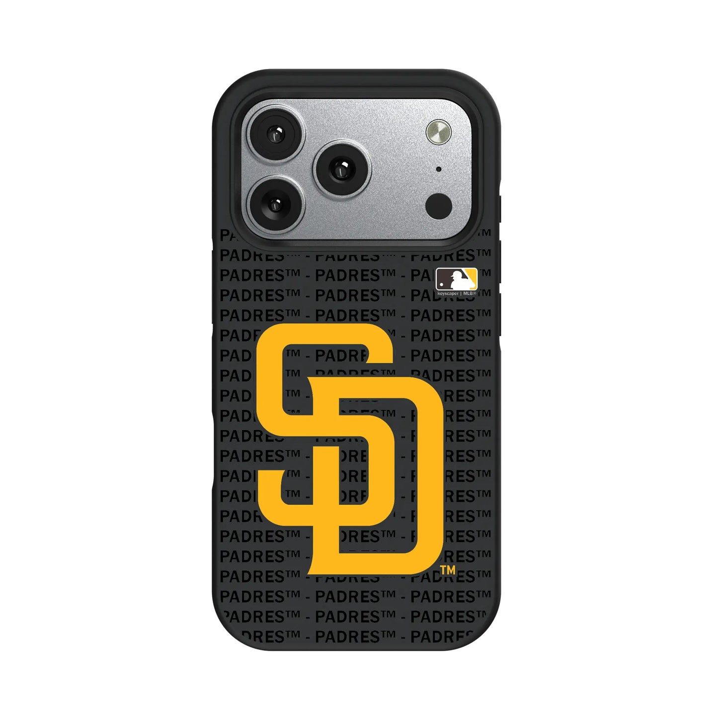 San Diego Padres Text Backdrop Bump Phone Case for Apple iPhone