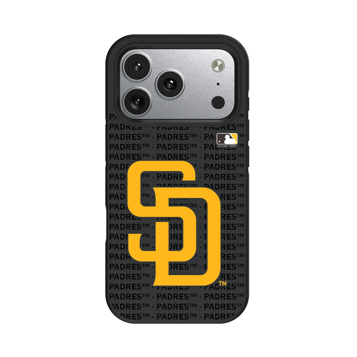 San Diego Padres Text Backdrop Bump Phone Case for Apple iPhone